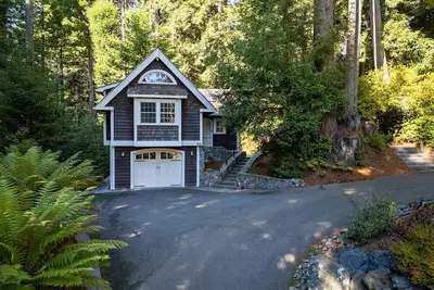 Image de 🌲 Newly Mgmt! Serene Redwood Retreat: Idyllic redwood views in spacious studio home