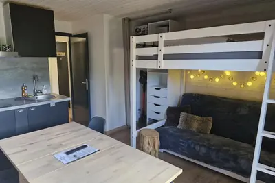 Image de Studio rénové pour 4 au pied de la piste de luge