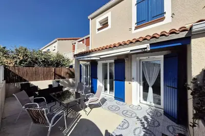 Villa 4 pièces - 6 couchages Le Barcares. Réf: 9CAM_4