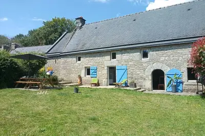 Image de Longère avec piscine, au coeur de la Nature. Animaux de compagnie bienvenus