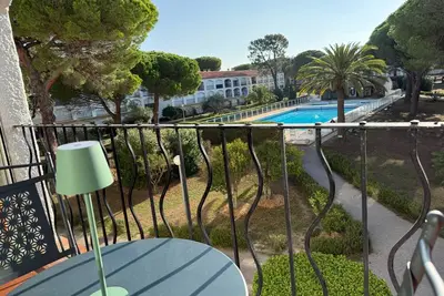 Image de Super apartment in Argeles-sur-Mer with pool and tennis court, 300m to the sea