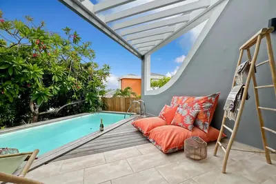 Image de No Name in Paradise, maison 2 chambres vue sur la Baie de Cul de Sac