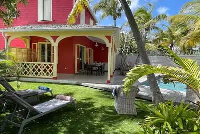 Image de Villa Sunlight, 2 chambres et piscine privée derrière la plage d'Orient Bay