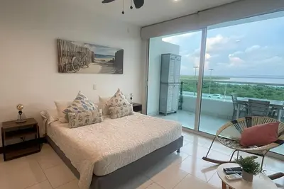 Image de Charming 1-bedr 2-bth apartment in delightful Cartagena with Ac, pool, beach