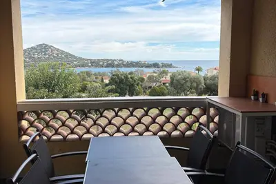 Image de Cap Esterel 2 pièces avec terrasse, vue mer, climatisation et parking