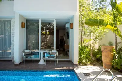 Image de Nhoa 107a Lux 2br Condo Pool access in Aldea Zama