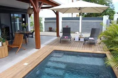 Image de Kaza Kigélia, Villa avec piscine, proche de toutes commodités à Grand-Bourg