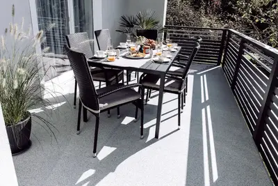 Image de Vacation apartment 2 View on the 1st floor with furnished balcony