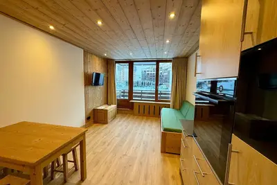 Tignes Val Claret : Studio 4 pers, Balcon Sud, Wifi Inclus