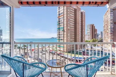 Image de Appartement à Benidorm avec vue sur la mer, balcon et Wi-Fi