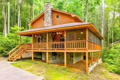 Image de Private Ellijay Cabin Sleeps 6 - Loft, Stone Fireplace, Trails & Lake Nearby