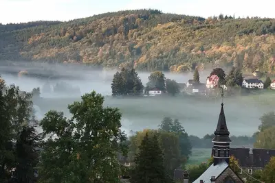 Image de Nid Douillet au coeur de la Foret Alsacienne du Hohwald a 625 mètres d altitude.
