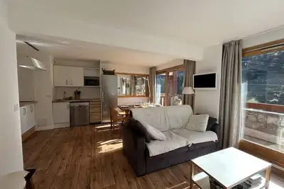 Image de Appartement spacieux 4 chambres à Méribel, vue sur pistes