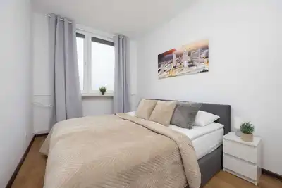Image de Wolska 69 Warsaw  | Family Apartment | Homely Atmosphere and Functional Furnishings | Remote Working | Bathroom with Bathtub | Balcony