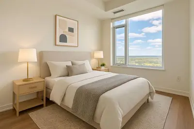 Image de 2 Bedroom Modern, Cozy and Luxury Living w/ Gym, Track, Theatre. Pet-Friendly!