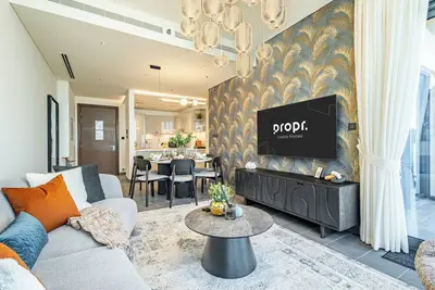 Image de Urban Oasis | 2br+Office | Burj Views | The Crest