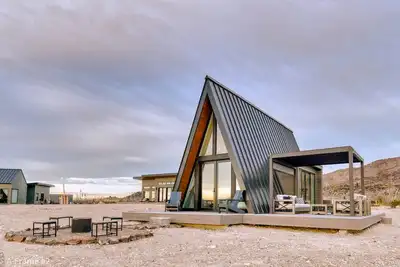 Image de Classy A-Frame Fully Equipped in Terlingua, Texas