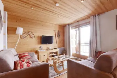 Image de Spacieux appartement 96 m² à Flaine Hameau avec piscine et parking