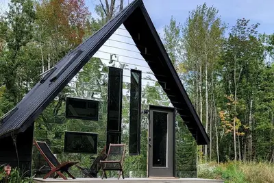 Image de Breathtaking Secluded A-frame with Fire Pit in Brook Park, Minnesota