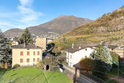 Image de Appartement 'Casa Vacanze Dal Castelin' avec vue montagne, balcon et climatisation