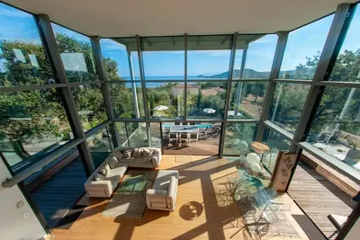 Image de Villa design, climatisée, piscine chauffée Marine de davia, corbara l ile Rousse