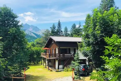 Image de Beau chalet familial Serre-Chevalier 10-12 personnes cheminée/Home Cinéma