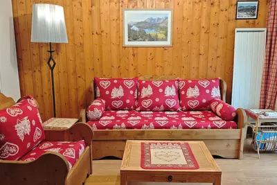 Image de Appartement 2 chambres, jardinet, piscine, vue sur la montagne