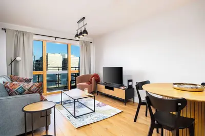 Image de Chic 2-Bed Flat with River Liffey Views - 12 Mins to Grand Canal Dock Station