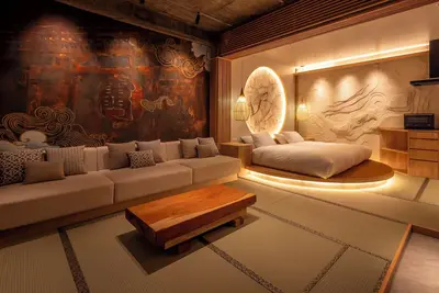 Image de Walking distance from Asakusa｜ Moon presentation only in January and February｜ Rice cooking and sake｜ Private use of one floor｜ Couple/Family｜ 36 square meters｜ Max. 4 persons