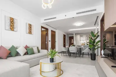 Image de StayShort - 3 Bed in Meydan Sleeps 5 with Dubai Skyline View