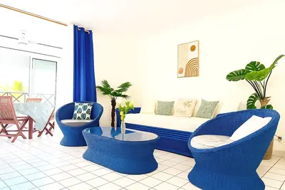 Image de Duplex lumineux à quelques minutes de la plage et des restaurant à l'Anse Mitan