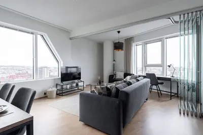 Image de Next to Nokia Arena – 12th Floor Sauna Retreat with Stunning City Views