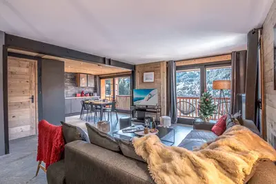 Image de Appartement élégant à Méribel avec balcon et Wi-Fi