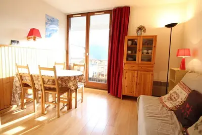 Image de Studio 4 pers avec balcon au pied des pistes