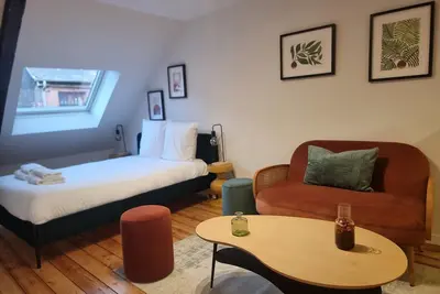 Image de Le Bois Bleu – 3e étage | Élégance & confort au cœur d’Honfleur