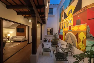 Image de Casa Los Murales A/art. style. peace. king bed