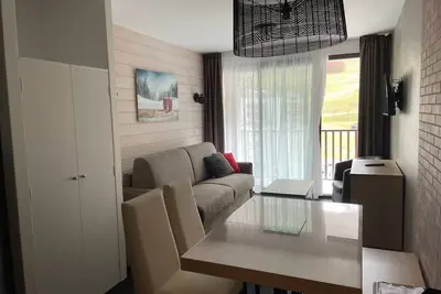 Image de Studio à Gourette avec terrasse, 4 pers, animaux admis