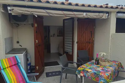 Location maisonnette climatisée avec terrasse Port Leucate