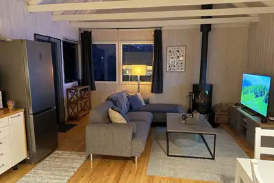 Image de Cheerful forest cabin. Fireplace & Hot tub