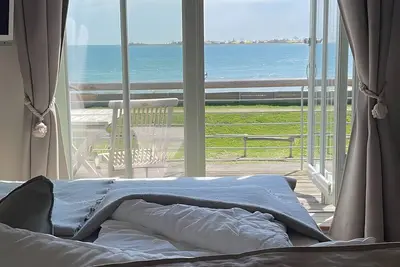 Image de Port sur le Fehmarnsund, vue mer, plage à deux pas