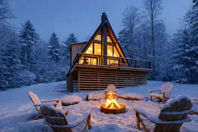 Image de Tetra A-Frame: Family Friendly | Cozy | Private