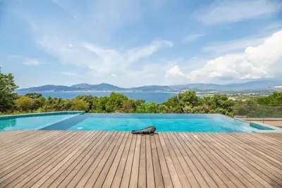 Image de Villa 'U Tempu Persu' avec vue mer, Wi-Fi et climatisation