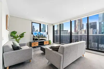 Image de Unité impeccable de 2 chambres avec un magnifique paysage urbain