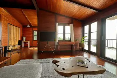 Image de New Listing Bayview Cottage@Botanica : 180 degree sea view from the deck