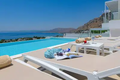 Image de Amazing Rhodes Villa | Villa Kamiros Serenity | 3 Bedrooms | Breathtaking Sea.