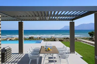 Image de Exquisite Kissamos Villa | Villa Kritamos Haven | Beach Front | 6 Bedrooms |.