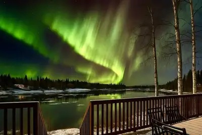 Image de Arctic Glow River Modern 4br Aurora with Sauna
