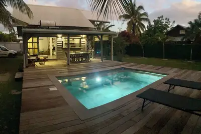 Image de Moorea Fare Korail-piscine privée et accès mer-Temae