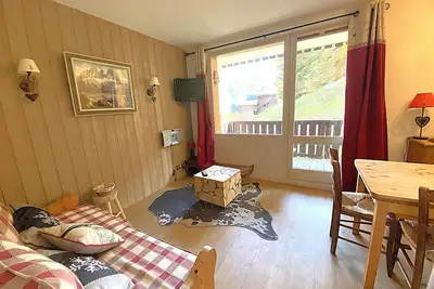 Image de Méribel Mottaret 3 pièces, 5 pers, vue forêt