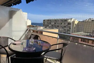 Image de Studio au Lavandou, climatisé, avec terrasse vue mer et Wi-Fi